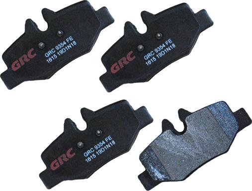 GRC GMD1615 - Kit de plaquettes de frein, frein à disque cwaw.fr