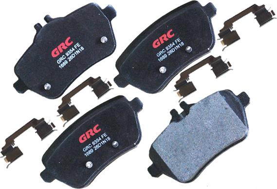 GRC GMD1689 - Kit de plaquettes de frein, frein à disque cwaw.fr