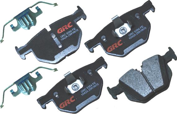 GRC GMD1042A - Kit de plaquettes de frein, frein à disque cwaw.fr