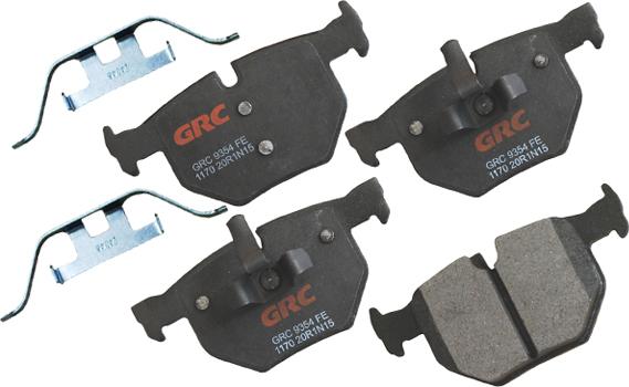 GRC GMD1170 - Kit de plaquettes de frein, frein à disque cwaw.fr