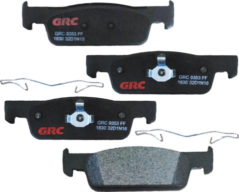 GRC GMD1830 - Kit de plaquettes de frein, frein à disque cwaw.fr