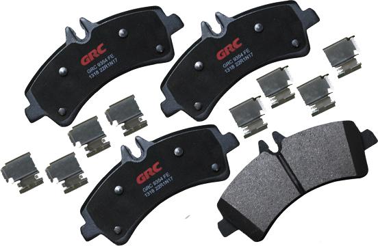 GRC GMD1318 - Kit de plaquettes de frein, frein à disque cwaw.fr