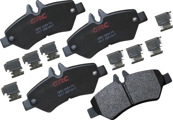 GRC GMD1317 - Kit de plaquettes de frein, frein à disque cwaw.fr