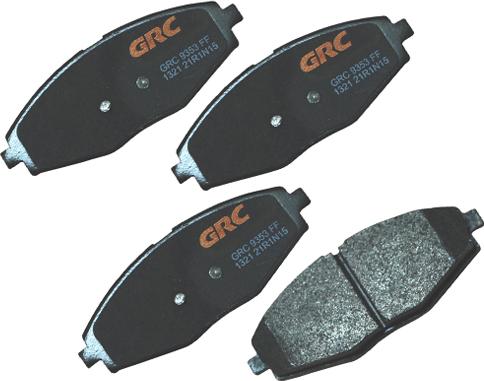 GRC GMD1321 - Kit de plaquettes de frein, frein à disque cwaw.fr