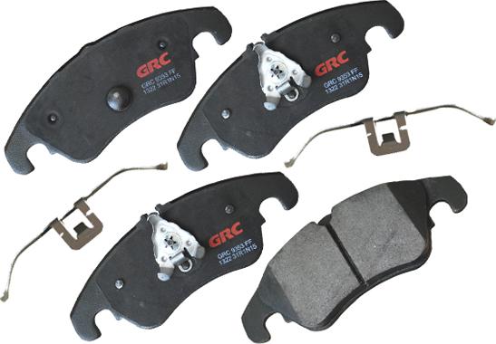 GRC GMD1322 - Kit de plaquettes de frein, frein à disque cwaw.fr