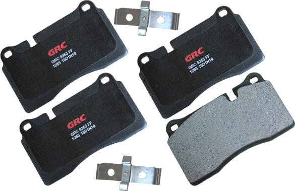 GRC GMD1263 - Kit de plaquettes de frein, frein à disque cwaw.fr