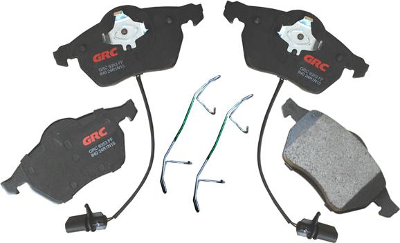 GRC GMD840 - Kit de plaquettes de frein, frein à disque cwaw.fr