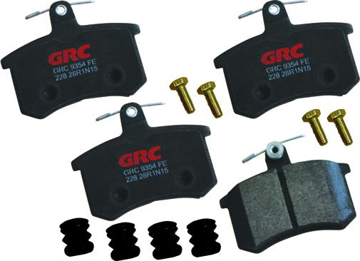 GRC GMD228 - Kit de plaquettes de frein, frein à disque cwaw.fr