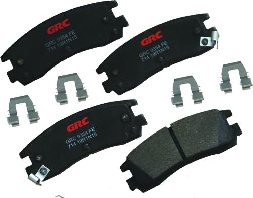 GRC GMD714 - Kit de plaquettes de frein, frein à disque cwaw.fr