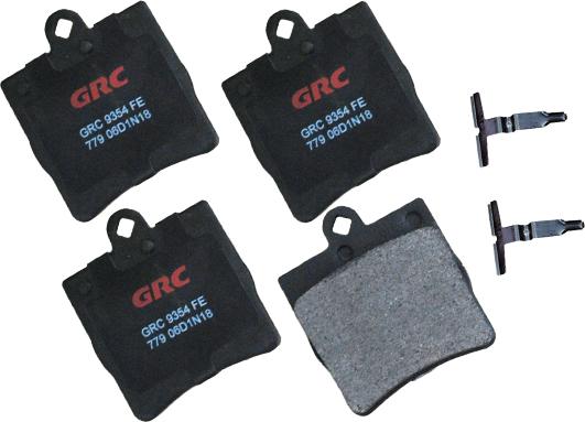 GRC GMD779 - Kit de plaquettes de frein, frein à disque cwaw.fr