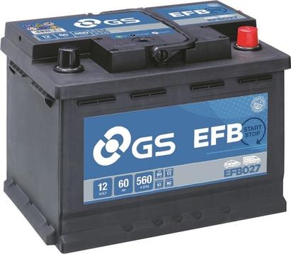 GS EFB027 - Batterie de démarrage cwaw.fr