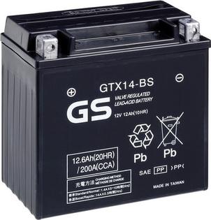 GS GS-GTX14-BS - Batterie de démarrage cwaw.fr