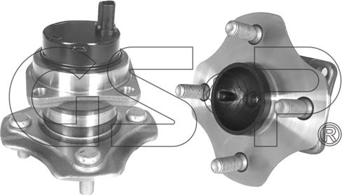 GSP 9400062 - Kit de roulements de roue cwaw.fr