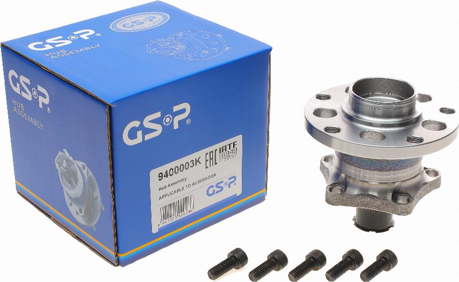 GSP 9400003K - Kit de roulements de roue cwaw.fr