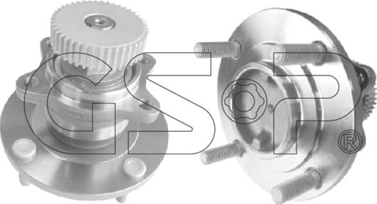 GSP 9400089 - Kit de roulements de roue cwaw.fr