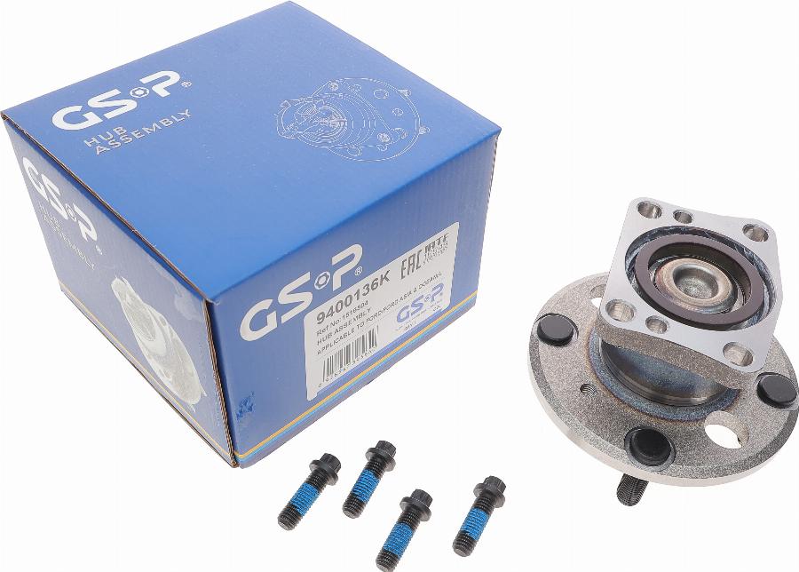 GSP 9400136K - Kit de roulements de roue cwaw.fr