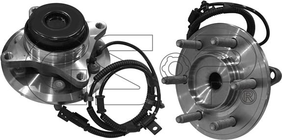 GSP 9400391 - Kit de roulements de roue cwaw.fr