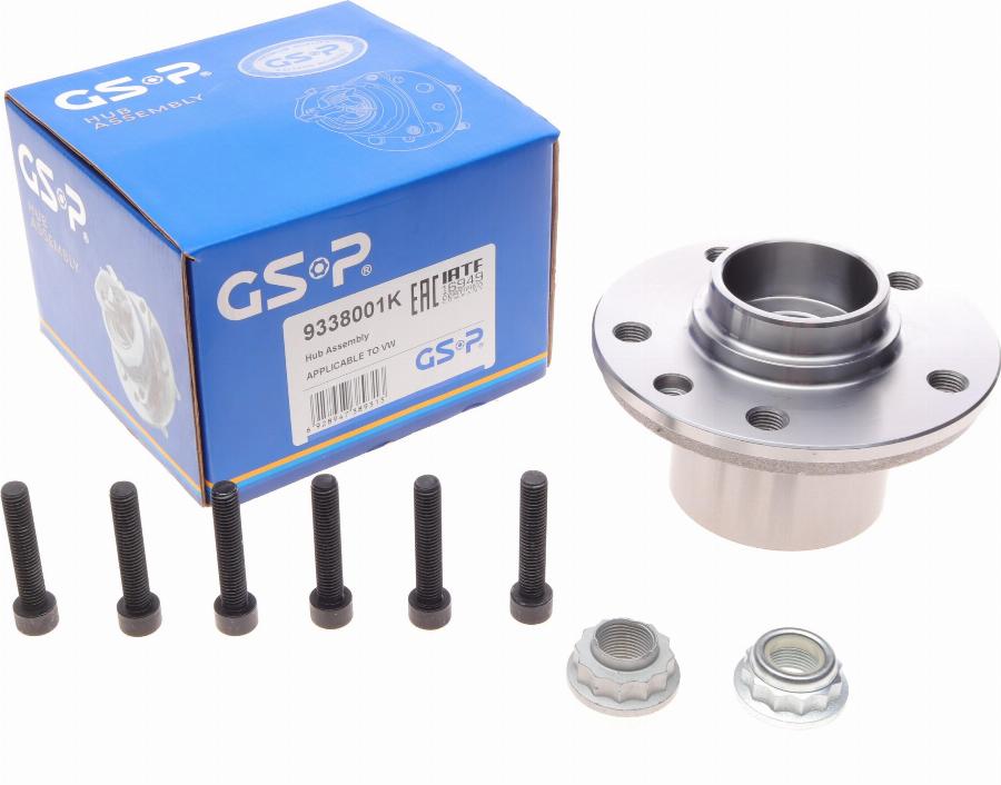 GSP 9338001K - Kit de roulements de roue cwaw.fr