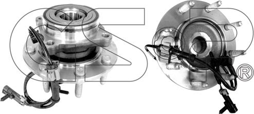 GSP 9333041 - Kit de roulements de roue cwaw.fr