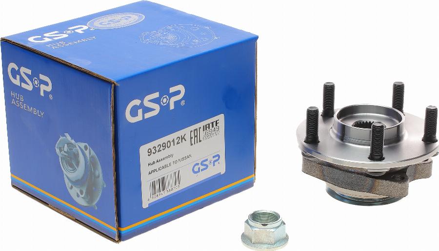 GSP 9329012K - Kit de roulements de roue cwaw.fr