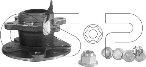 GSP 9324003K - Kit de roulements de roue cwaw.fr