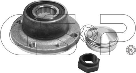 GSP 9230044K - Kit de roulements de roue cwaw.fr