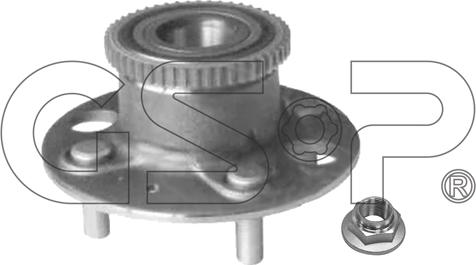 GSP 9230065K - Kit de roulements de roue cwaw.fr