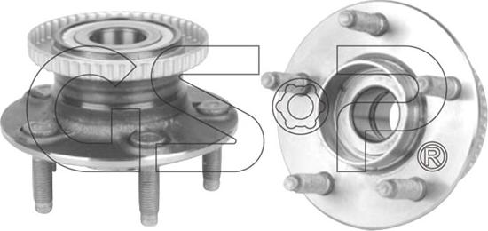 GSP 9231002 - Kit de roulements de roue cwaw.fr