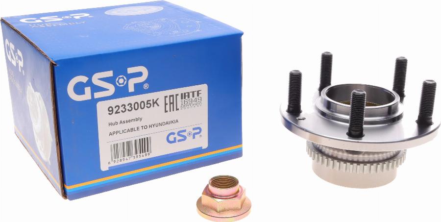 GSP 9233005K - Kit de roulements de roue cwaw.fr