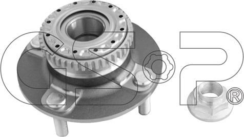 GSP 9232002K - Kit de roulements de roue cwaw.fr