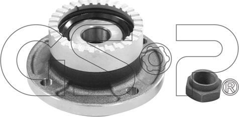 GSP 9225037K - Moyeu de roue cwaw.fr