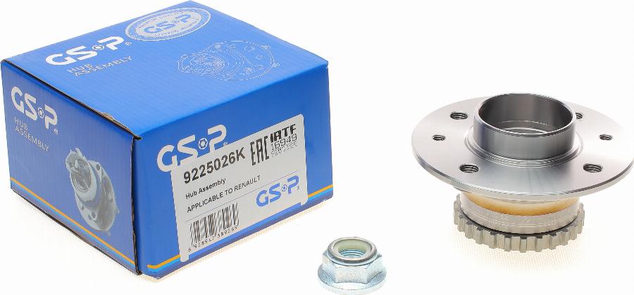 GSP 9225026K - Kit de roulements de roue cwaw.fr