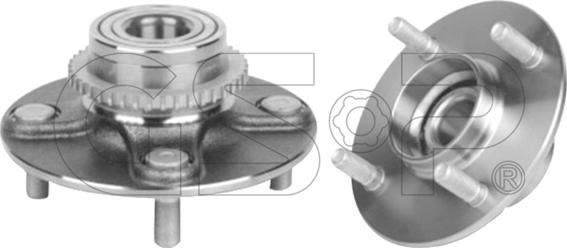 GSP 9227004 - Kit de roulements de roue cwaw.fr