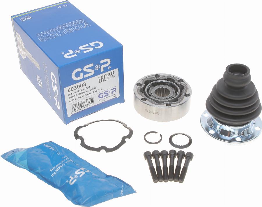 GSP 603003 - Jeu de joints, arbre de transmission cwaw.fr