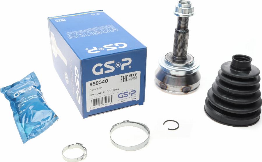 GSP 859340 - Jeu de joints, arbre de transmission cwaw.fr