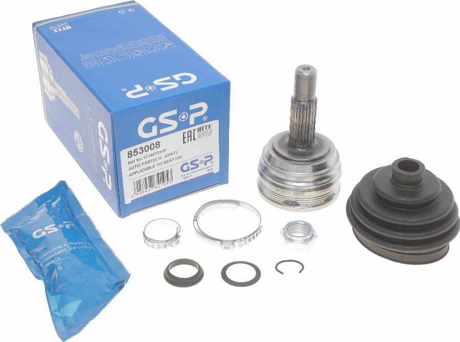 GSP 853008 - Jeu de joints, arbre de transmission cwaw.fr