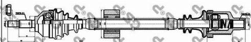 GSP 250370 - Arbre de transmission cwaw.fr