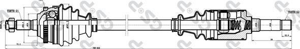 GSP 210186 - Arbre de transmission cwaw.fr