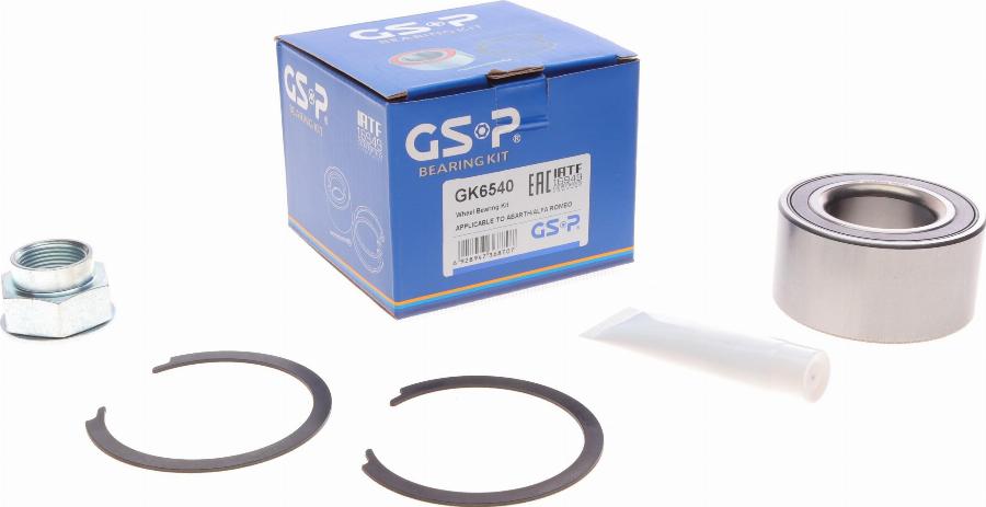 GSP GK6540 - Kit de roulements de roue cwaw.fr