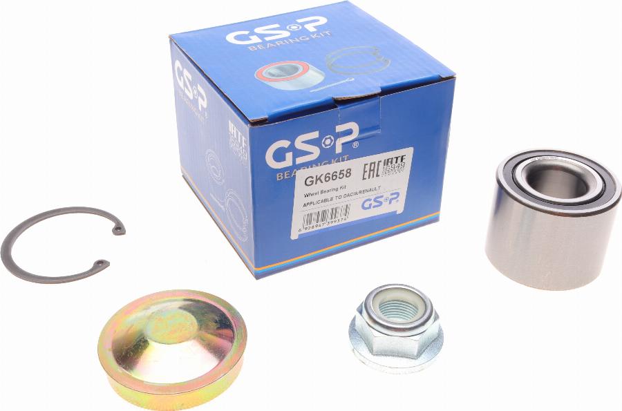 GSP GK6658 - Kit de roulements de roue cwaw.fr