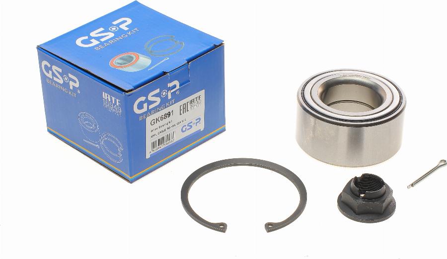 GSP GK6891 - Kit de roulements de roue cwaw.fr