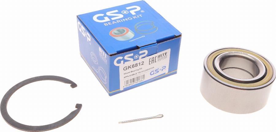 GSP GK6812 - Kit de roulements de roue cwaw.fr