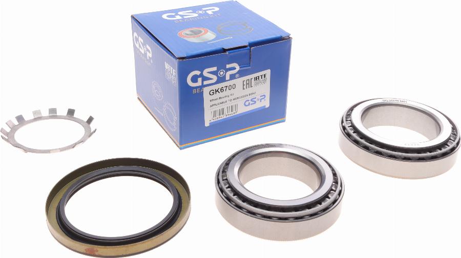 GSP GK6700 - Kit de roulements de roue cwaw.fr