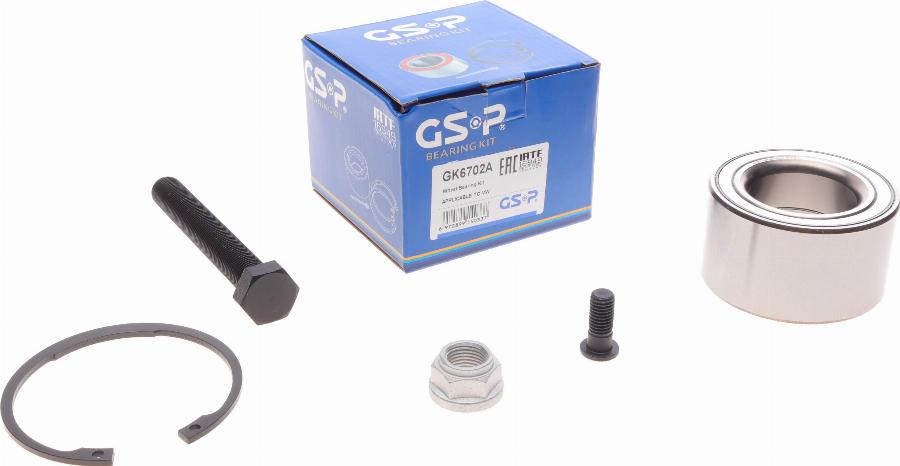 GSP GK6702A - Kit de roulements de roue cwaw.fr