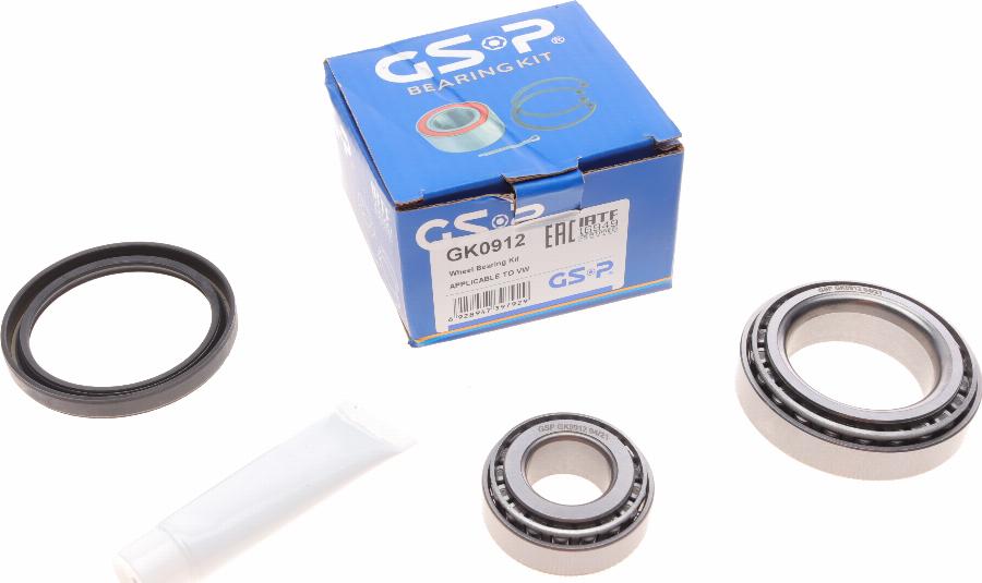 GSP GK0912 - Kit de roulements de roue cwaw.fr