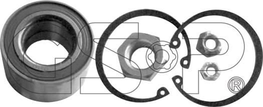 GSP GK0593 - Kit de roulements de roue cwaw.fr