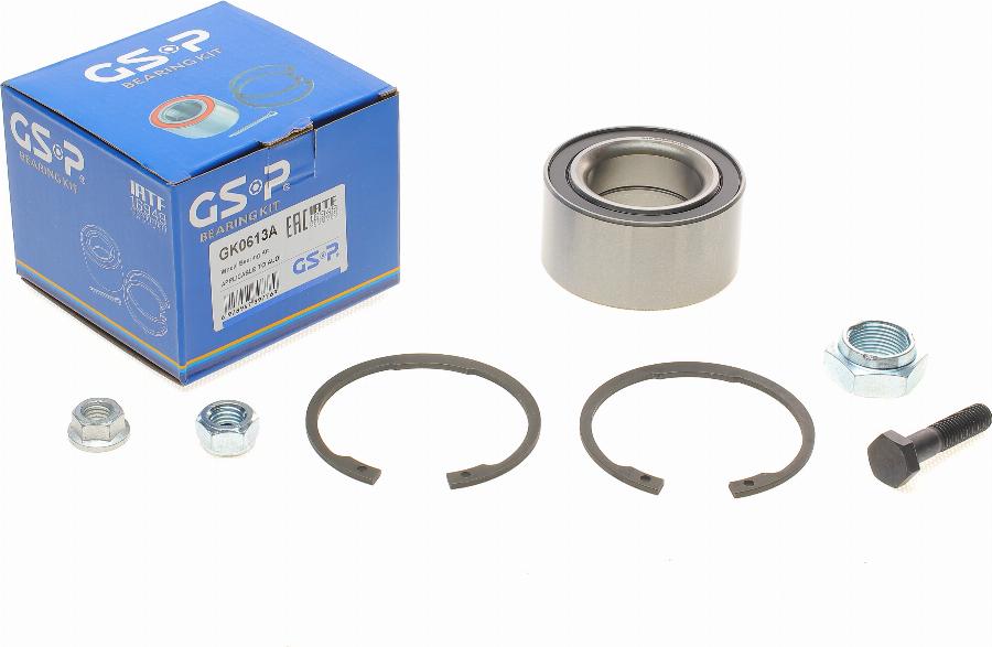 GSP GK0613A - Kit de roulements de roue cwaw.fr