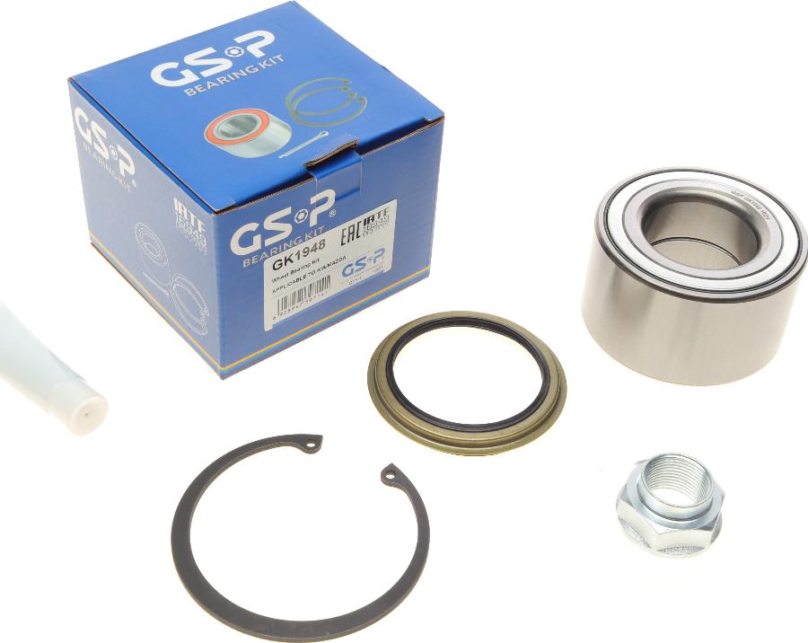 GSP GK1948 - Kit de roulements de roue cwaw.fr