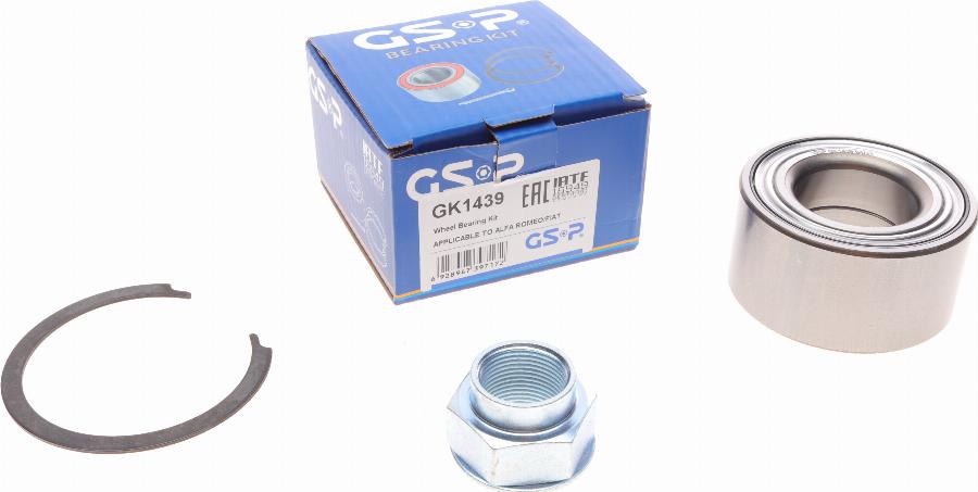 GSP GK1439 - Kit de roulements de roue cwaw.fr