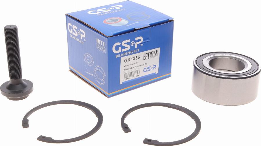 GSP GK1356 - Kit de roulements de roue cwaw.fr